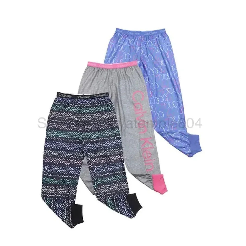 Calvin Klein 3-pack Sleep Pants Hearts Medium 10/12
